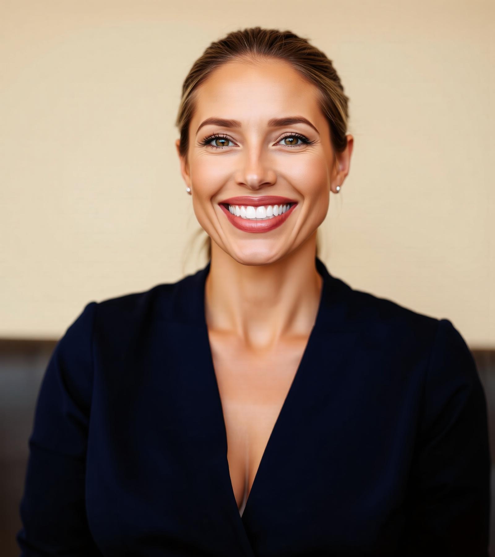 A patient with a natural, radiant smile
